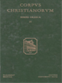 Image of Corpus Christianorum: Hagiographica Inedita Decem