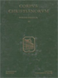 Image of Corpus Christianorum: Leontii Presbyteri Constantinopolitani, Homiliae