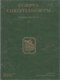 Image of Corpus Christianorum: Theognosti Thesaurus