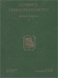 Image of Corpus Christianorum: Anastasii Sinaitae Opera, Viae Dux