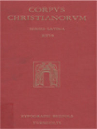 Image of Corpus Christianorum: Arnobii Iunioris Opera Omnia, Pars II:  Arnobii Iunioris Opera Minora