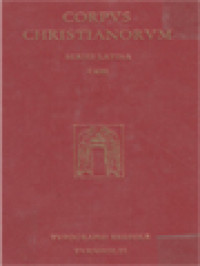 Image of Corpus Christianorum: Isidori Episcopi Hispalensis Opera, Sancti Isidori Episcopi Hispalensis, De Ecclesiasticis Officiis