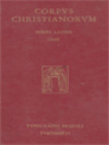Corpus Christianorum: Bedae Venerabilis Opera, Pars II, 2: Opera Exegetica, In Primam Partem Samuhelis Libri IIII In Regum Librum XXX Quaestiones