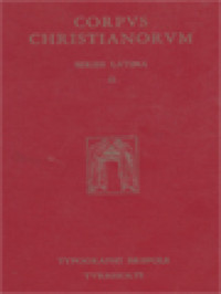 Image of Corpus Christianorum: Quinti Septimi Florentis Tertulliani Opera, Pars II : Opera Montanistica