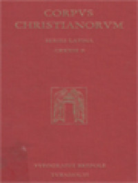 Image of Corpus Christianorum: Anonymus Ad Cuimnanum, Expossitio Latinitatis