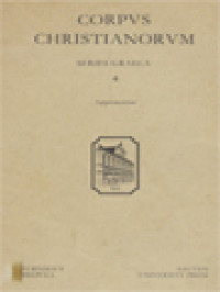 Image of Corpus Christianorum: Procopii Gazaei Catena In Ecclesiasten, Un Nuovo Testimone Della Catena Sull'ecclesiaste Di Procopio Di Gaza, Il Cod. Vindob. Theol. Gr. 147