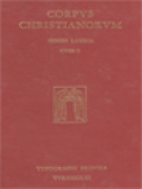 Image of Corpus Christianorum: Scriptores Hiberniae Minores