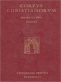 Image of Corpus Christianorum: Commodianus, Claudius Marius Victorius, Commodiani Carmina