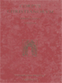 Image of Corpus Christianorum: Scripta Arriana Latina, Pars I: Collectio Veronensis Scholia In Concilium Aquileiense Fragmenta In Lucam Rescripta Fragmenta Theologia Rescripta