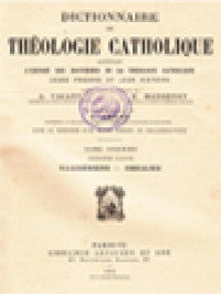 Image of Dictionnaire De Théologie Catholique: Contenant L'exposé Des Doctrines De La Théologie Catholique, Leurs Preuves Et Leur Histoire XI.1. (Naasséniens - Ordalies)