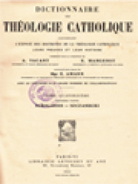 Image of Dictionnaire De Théologie Catholique: Contenant L'exposé Des Doctrines De La Théologie Catholique, Leurs Preuves Et Leur Histoire XIV.2. (Scholaris - Szczaniecki)