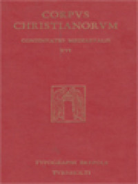 Image of Corpus Christianorum, Continuatio Mediaeualis XVI: Pascasius Radbertus, De Corpore Et Sangvine Domini