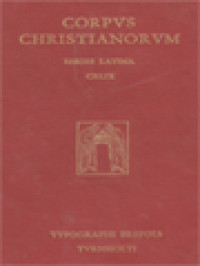 Image of Corpus Christianorum: Concilia Africae, A. 345 - A. 525