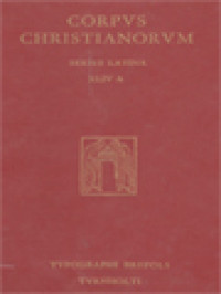 Image of Corpus Christianorum: Aurelii Augustini Opera, Pars XIII, 2: Sancti Aurelii Augustini, De Diversis Quaestionibus Octoginta Tribus, De Octo Dulcitii Quaestionibus