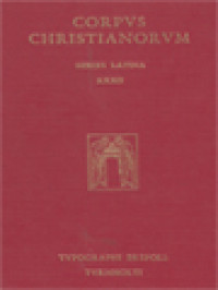 Image of Corpus Christianorum: Aurelii Augustini Opera, Pars IV, 1: Sancti Aurelii Augustini, De Doctrina Christiana De Vera Religione