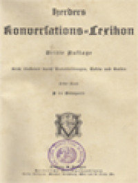 Image of Herder Konversations-Lexikon I: A Bis Bonaparte