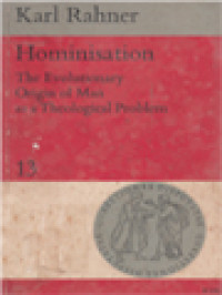 Image of Hominisation: The Evolutionary Origin Of Man As A Theological Problem