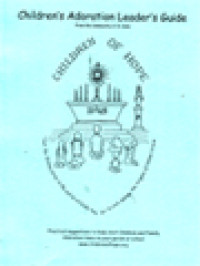 Image of Children Of Hope: Children's Adoration Leader's Guide