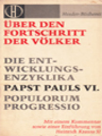 Image of Über Den Fortschritt Der Völker: Die Entwicklungsenzklika Papst Pauls VI. Populorum Progressio
