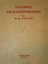 Image of Javaanse Volksvertoningen: Bijdrage Tot De Beschrijving Van Land En Volk