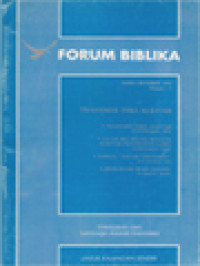 Image of Forum Biblika: Transmisi Teks Alkitab, Latar Belakang Budaya Alkitab Perjanjian Lama, Zaman 