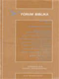 Forum Biblika: Kewibawaan Alkitab: Sebuah Pengantar Pembahasan, Kewibawaan Alkitab Dari Sudut Pandang Seorang Wesleyan, Kewibawaan Alkitab Dari Sudut Pandang Seorang Presbyterian, Kewibawaan Alkitab Dari Sudut Pandang Seorang Katolik, Kewibawaan Alkitab Dari Sudut Pandang Seorang Injili, Kewibawaan Alkitab Dari Sudut Pandang Seorang Lutheran, Kewibawaan Alkitab Dari Sudut Pandang Seorang Methodist, Bapak, Guru, Tuan, Tuhan, Tinjauan Buku: Persebaran Firman Di Sepanjang Zaman