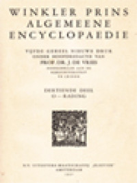 Image of Winkler Prins Algemeene Encyclopaedie XIII: O - Rading