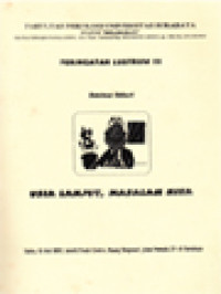 Image of Usia Lanjut, Masalah Kita, Kebugaran Usia Senja, Kiat Sejahtera Usia Lanjut, Suatu Tinjauan Psikologis