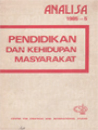 Image of Analisa: Pendidikan Dan Kehidupan Masyarakat