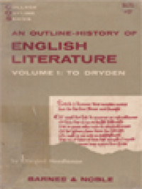 Image of An Outline History Of English Literature I: To Dryden