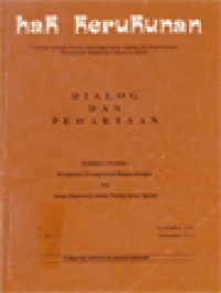 Image of Dialog Dan Pewartaan: Refleksi Dan Orientasi Mengenai Dialog Antar Agama Dan Pewartaan Injil Yesus Kristus