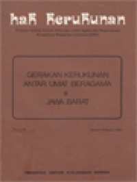 Image of Gerakan Kerukunan Antar Umat Beragama Di Jawa Barat