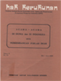 Image of Agama-Agama Di Dunia Dan Di Indonesia Serta Perkembangan Jumlah Imam