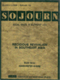 Image of Sojourn Social Issues In Southeast Asia: Religious Revivalism In Southeast Asia / Hans-Dieter Evers (Editor)