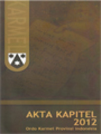 Image of Akta Kapitel Ordo Karmel Provinsi Indonesia 2012