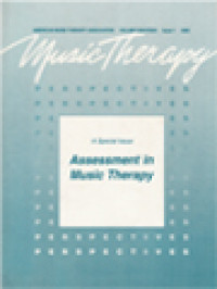 Image of Music Therapy: A Special Issue Assessment In Music Therapy