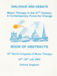 Image of Dialogue And Debate - Music Therapy In The 21st Century: A Contemporary Force For Change