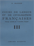 Cours De Langue Et De Civilisation Françaises III
