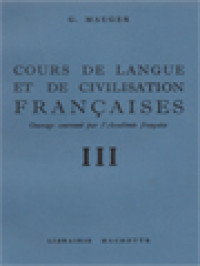Image of Cours De Langue Et De Civilisation Françaises III