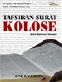 Image of Tafsiran Surat Kolose Dari Bahasa Yunani