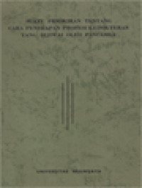 Image of Suatu Pemikiran Tentang Cara Penerapan Profesi Kedokteran Yang Dijiwai Oleh Pancasila