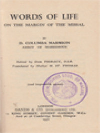Image of Words Of Life On The Margin Of The Missal