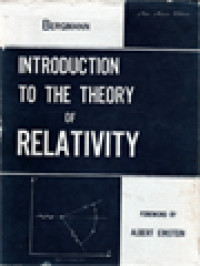 Image of Introduction To The Theory Of Relativity