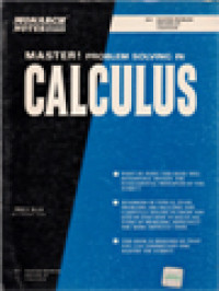 Image of Master! Problem Solving In Calculus