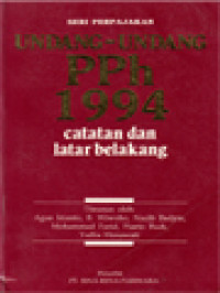 Image of Undang-Undang PPh 1994: Catatan Dan Latar Belakang