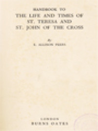 Image of Handbook To The Life And Times Of St. Teresa And St. John Of The Cross