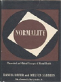 Image of Normality: Theoretical And Clinical Concepts Of Mental Health
