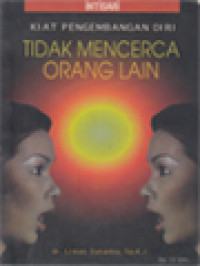 Image of Kiat Pengembangan Diri Tidak Mencerca Orang Lain