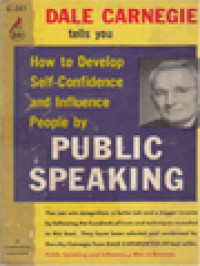 Image of How To Develop Self-Confidence And Influence People By Public Speaking