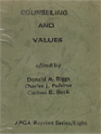 Image of Counseling And Values / Charles J. Pulvino, Donald A. Biggs, Carlton E. Beck (Edited)